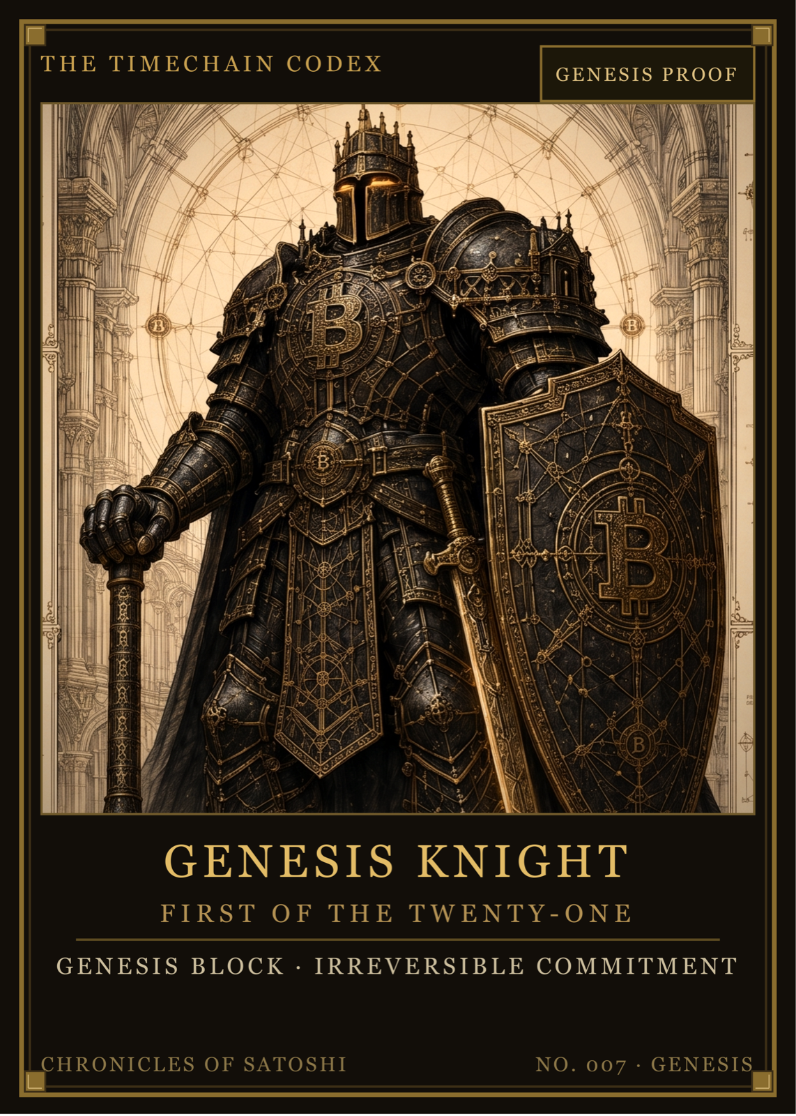 The Genesis Knight — Sir Gideon — First of the Twenty-One