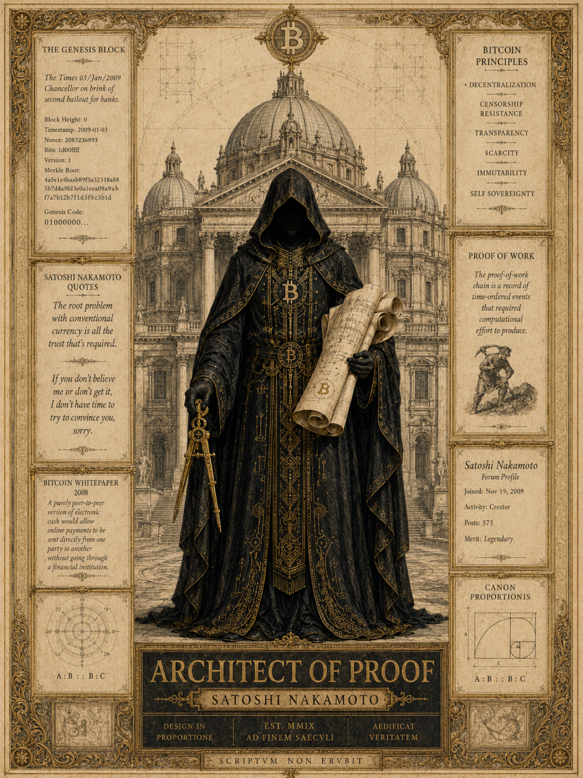 Architect of Proof — Proof 3 — Satoshi’s Code